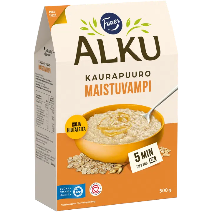 Fazer Alku Maistuvampi kaurapuuro 500 g