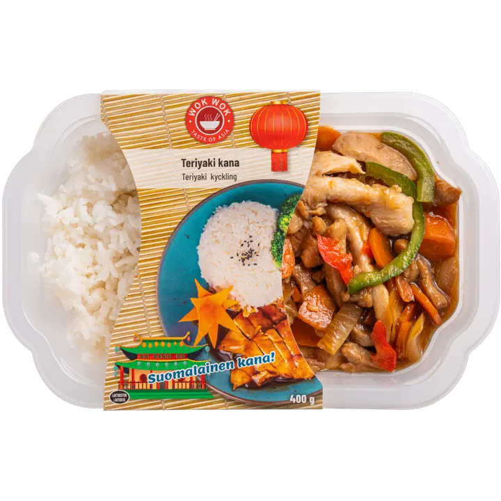 Wok Wok: Teriyaki kana riisillä
