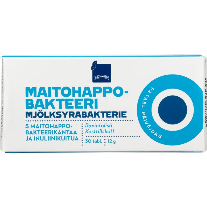 Rainbow piimhappebakteritabletid, 30 tk