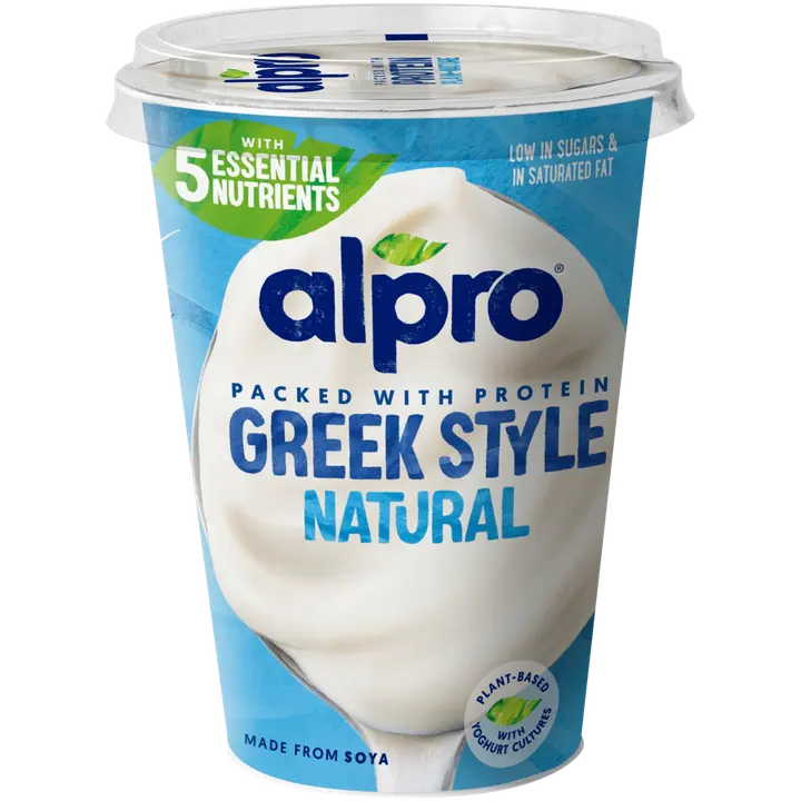 Alpro Greek Style Hapatettu soijavalmiste, maustamaton 400g