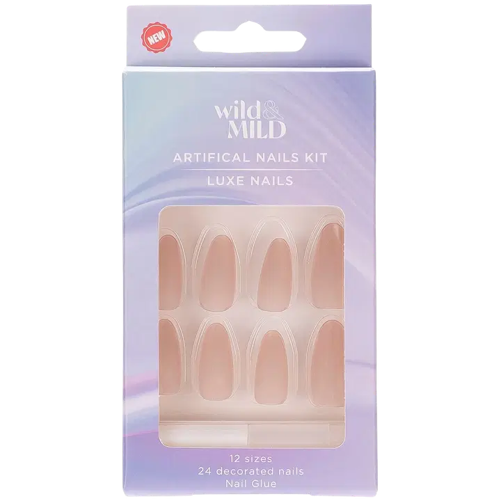 WM097 Magnetic Stardust Artificical Nails Set Wild&Mild N24