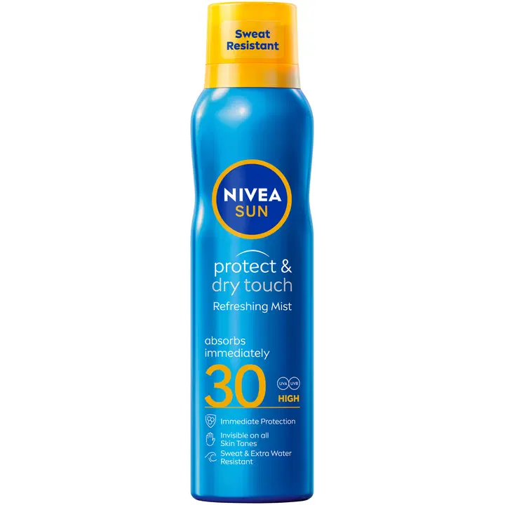 NIVEA SUN 200ml Protect & Dry Touch Sun Mist SK30 -aurinkosuojasumute