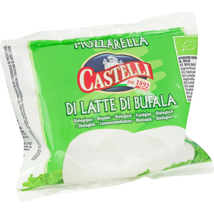 Castelli 125g luomu buffalo mozzarella