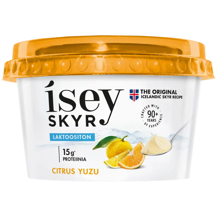 Isey Skyr Citrus Yuzu laktoositon maitovalmiste 170g