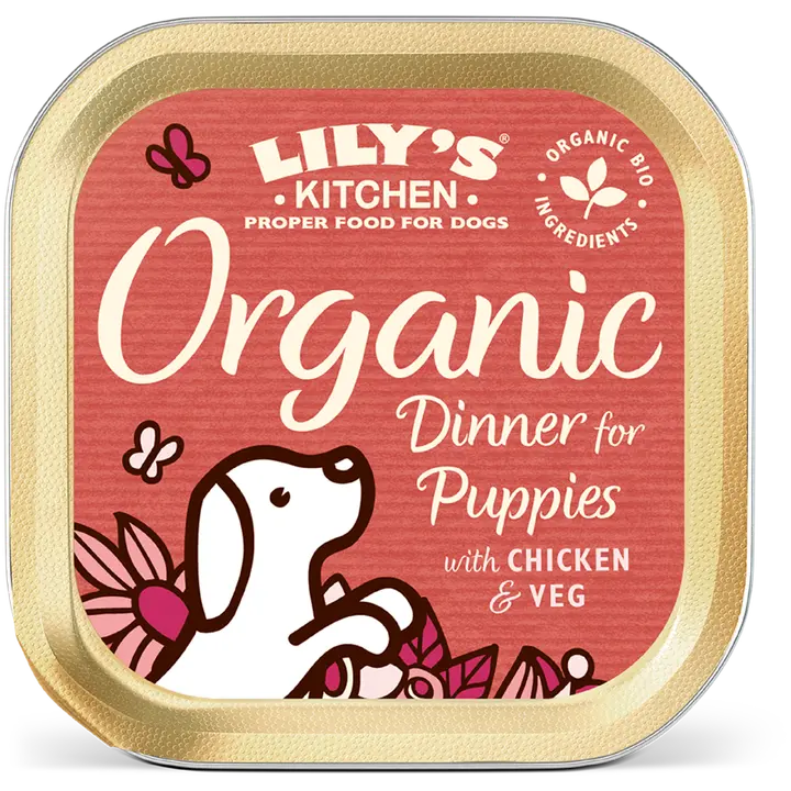 Lilys Kitchen Organic Dinner koeratoit kutsikatele kanaliha- ja köögiviljadega 150g