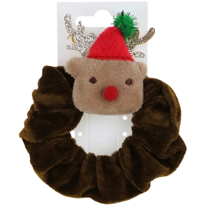 Accessories with style Hiusdonitsi poro ruskea