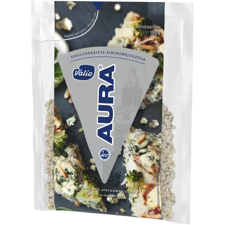 Valio AURA® sinihomejuusto murennettu e150 g