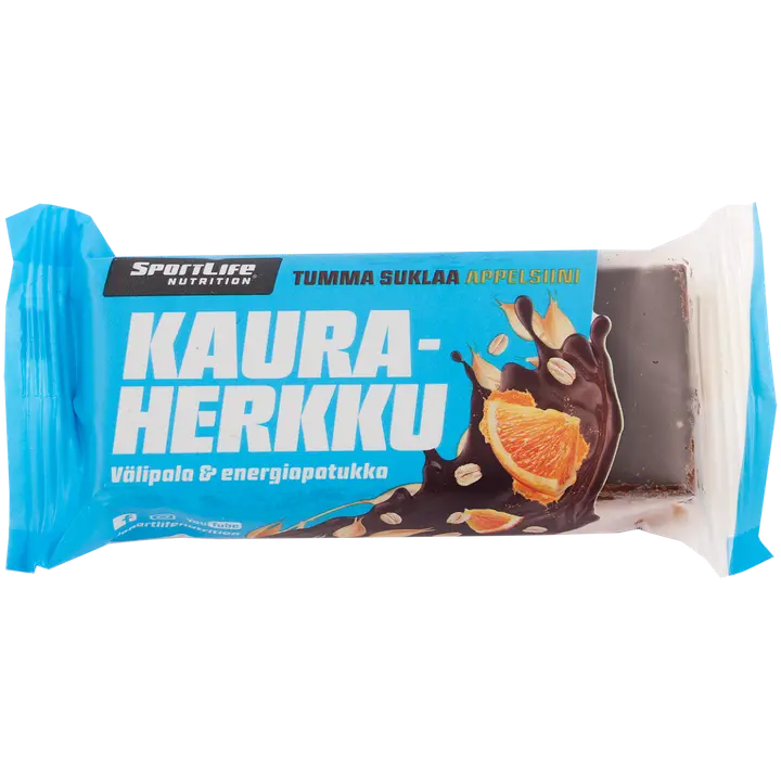 SportLife Nutrition Kauraherkku 70g Tumma suklaa-appelsiini energiapatukka