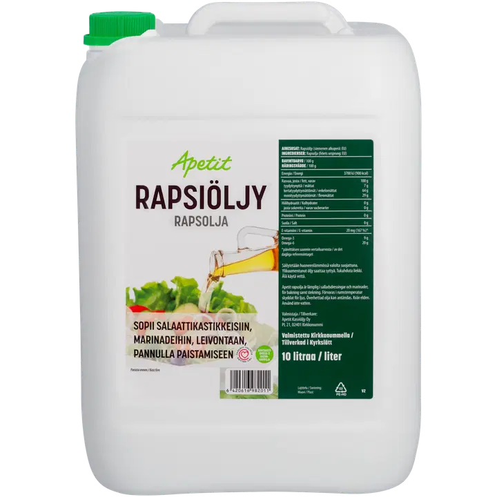 Apetit Rapsiöljy 10L