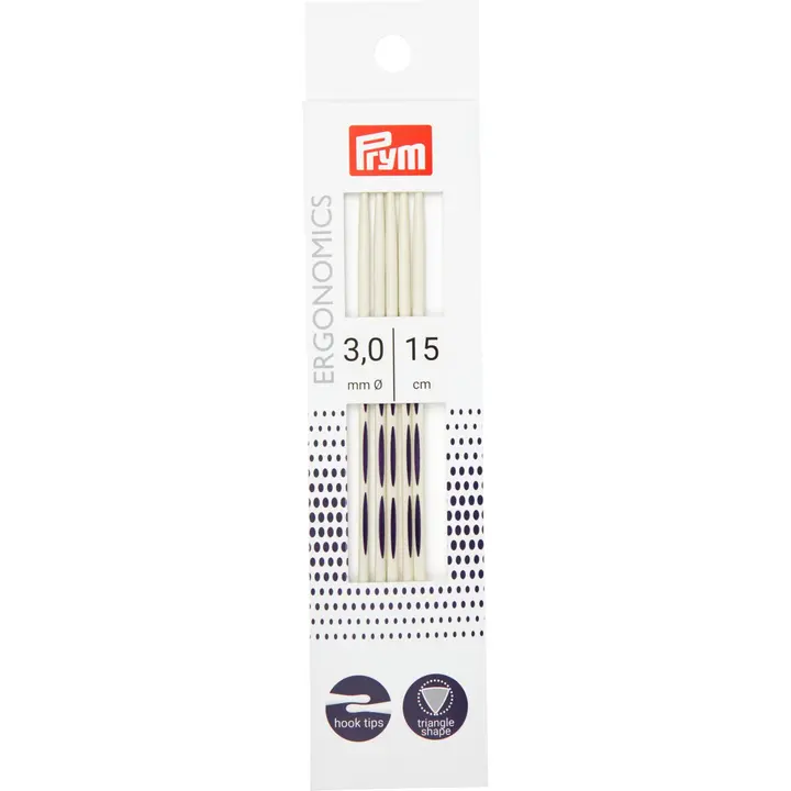 Prym sukkapuikko ergonominen 15cm - 3mm