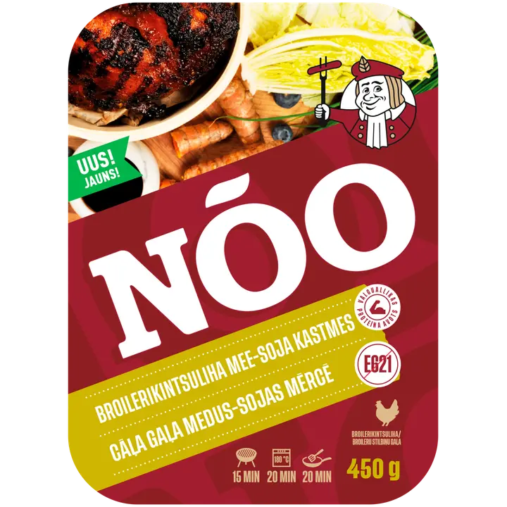 Nõo Broilerikintsuliha Mee-Soja Kastmes 450