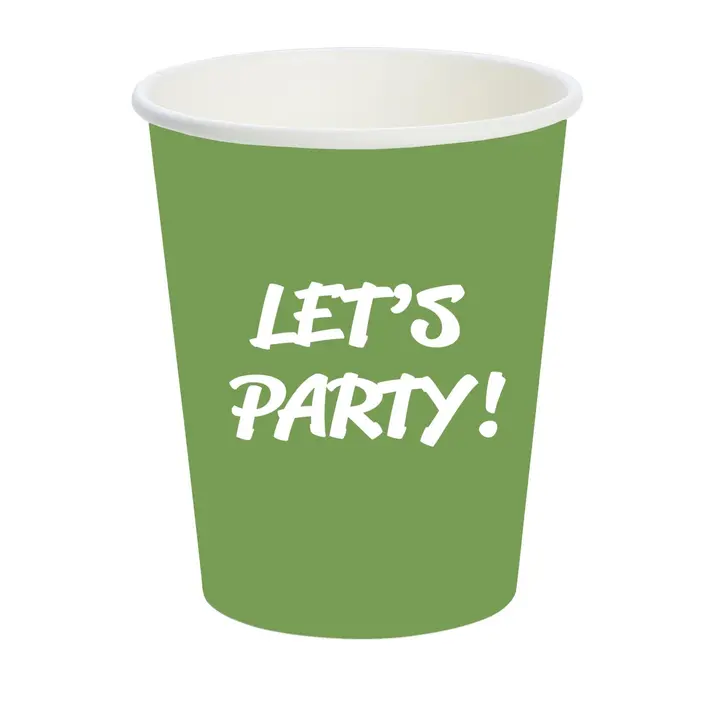 Duni 20kpl 6cl Bio vihreä kartonkimuki x 12