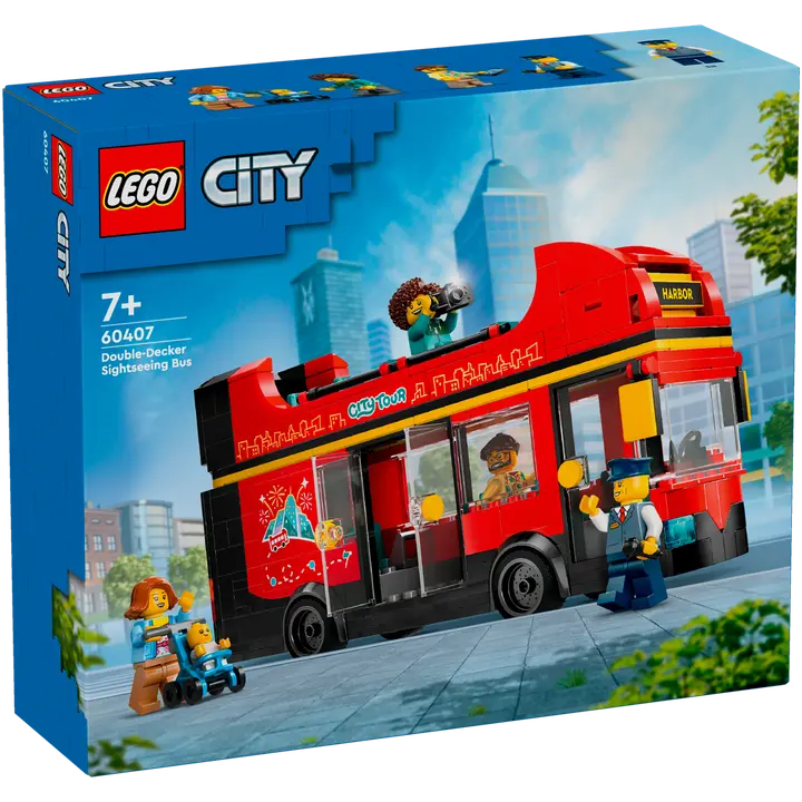 LEGO® City Great Vehicles 60407 Pun. kaksikerroksinen turistibussi