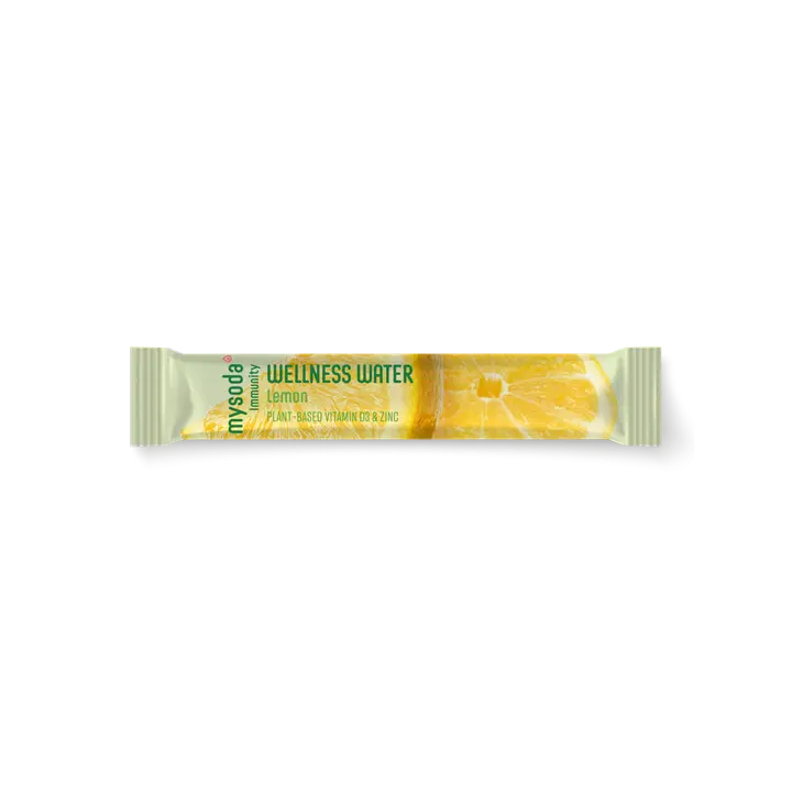Mysoda Wellness Water sitruuna juomajauhe 12x4g