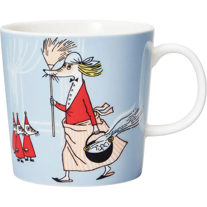 Moomin Arabia Muumi Muki Vilijonkka 0,3 l harmaa