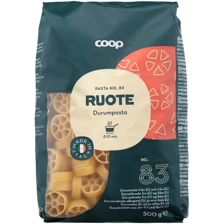 Coop Ruote kujuline pasta 500g