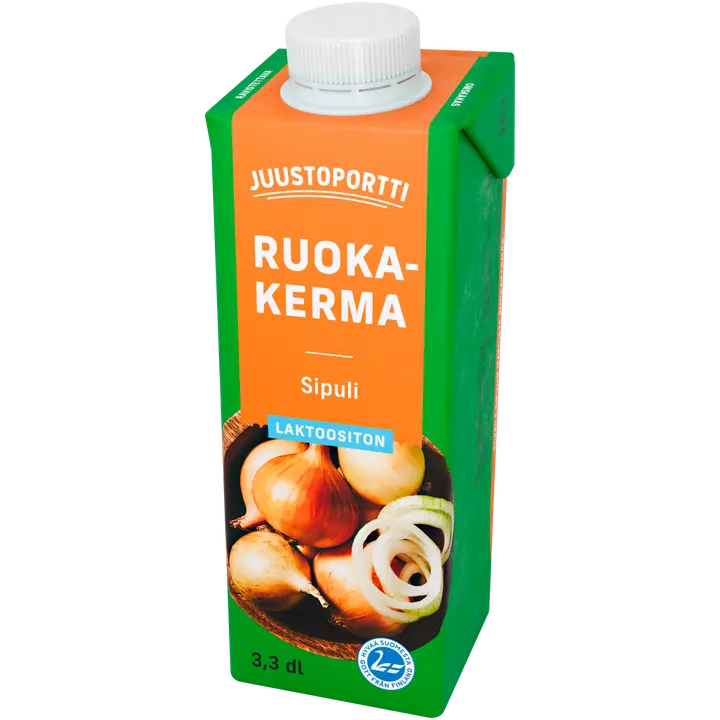 Juustoportti ruokakerma 10 % 3,3 dl sipuli laktoositon