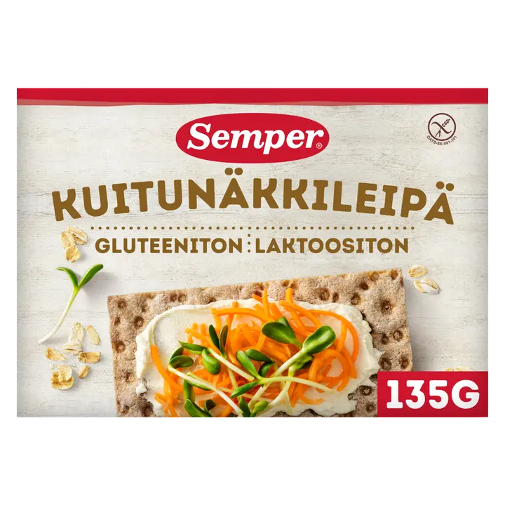 Semper Gluteeniton Kuitunäkkileipä 135g