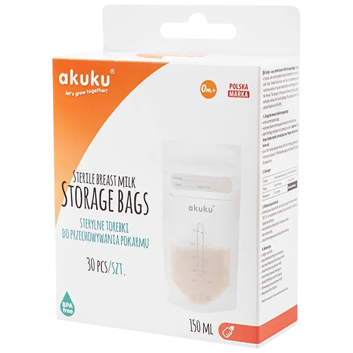 AKUKU Rinnapiima säilituskotid (30 tk)