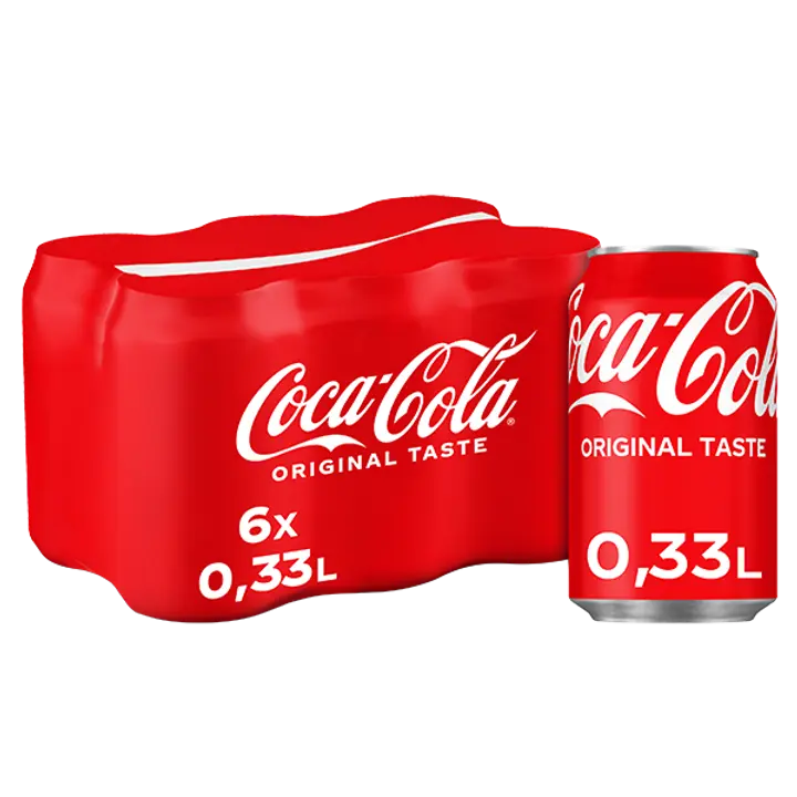 6-pack Coca-Cola Original virvoitusjuoma tölkki 0,33 L