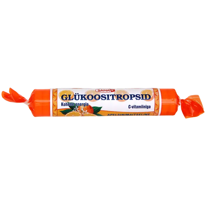 Sana glükoositropsid C-vit. Apelsini 39g