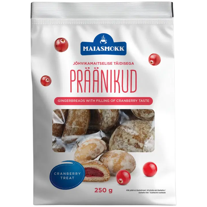 Maiasmokk präänikud jõhvikamaitselise täidisega 250g