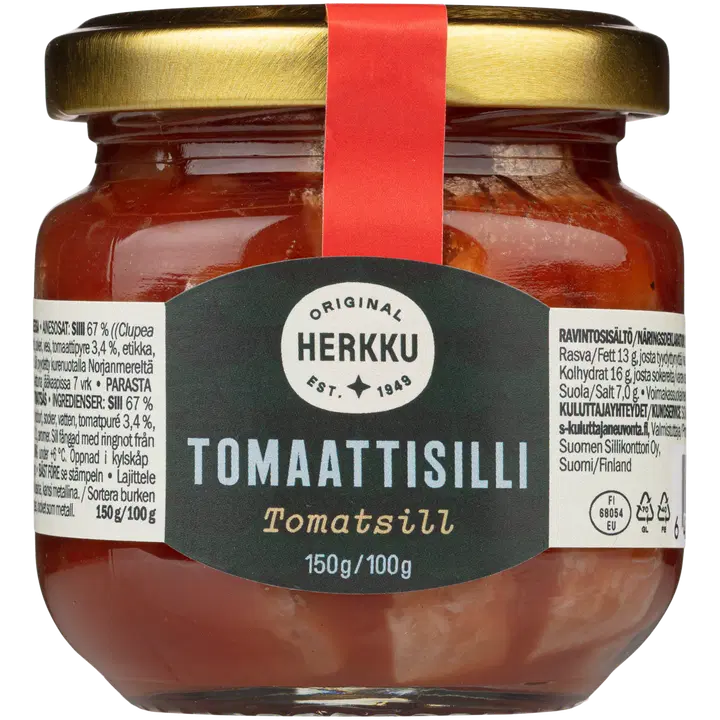 Herkku tomaattisilli 150g/100g