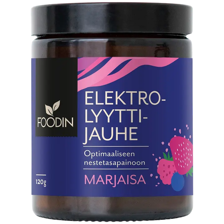 Foodin Elektrolyyttijauhe Marjaisa 120g