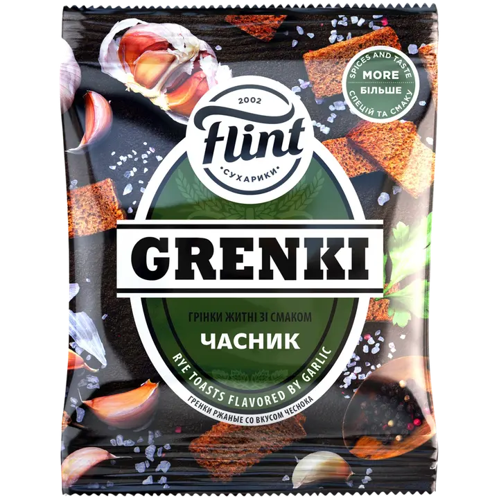 Flint grenki küüslaugumaitselised leivakesed 80 g