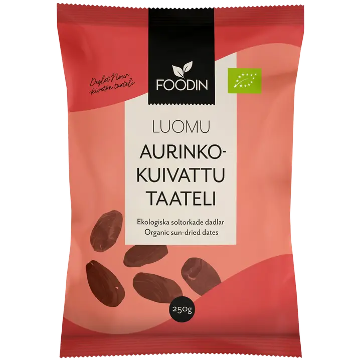 Foodin Aurinkokuivattu taateli luomu 250g