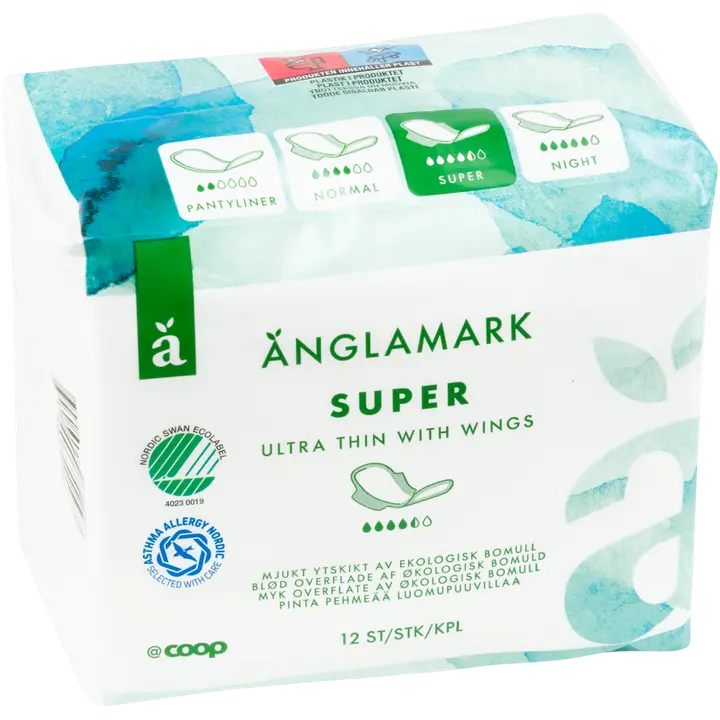 Änglamark hügieeniside super ultra thin 12tk