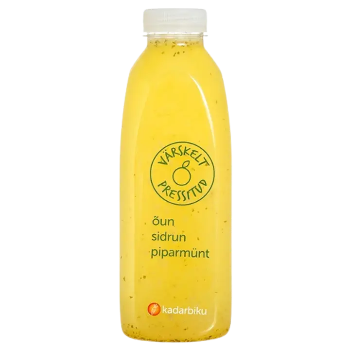 Kadarbiku õuna, sidruni, piparmündi värske mahl 750 ml
