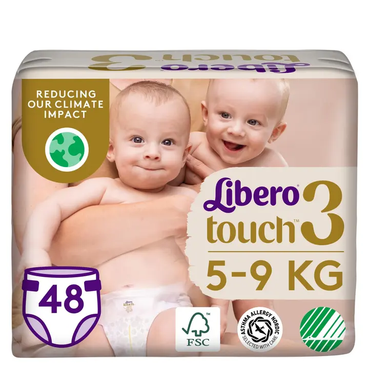 LIBERO Touch teippivaippa koko 3, 48kpl, 5-9 kg