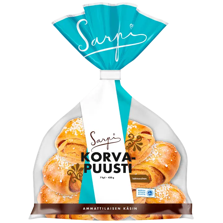 Sarpi Perinteinen korvapuusti 7kpl/420g