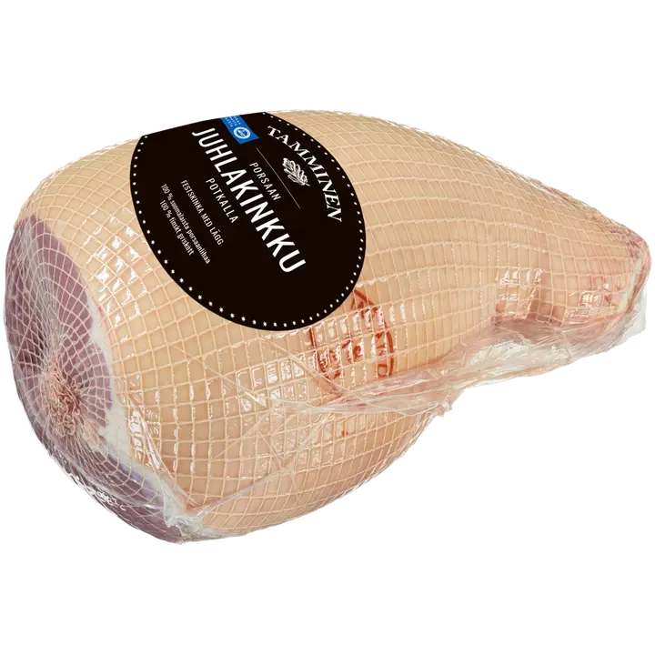 Tamminen porsaan tuoresuolattu juhlakinkku potkalla n7kg