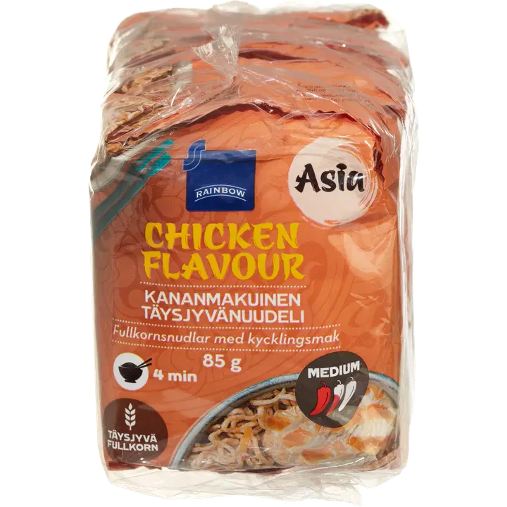 Rainbow Kananmakuinen Täysjyvänuudeli 425 g (5×85 g)
