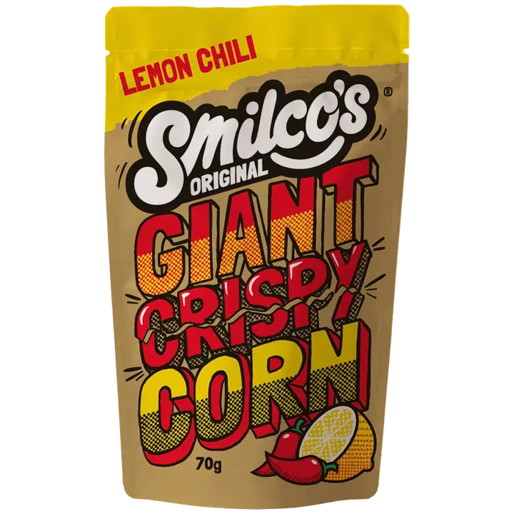 Smilco's Original Giant Crispy Corn Lemon Chili 70g