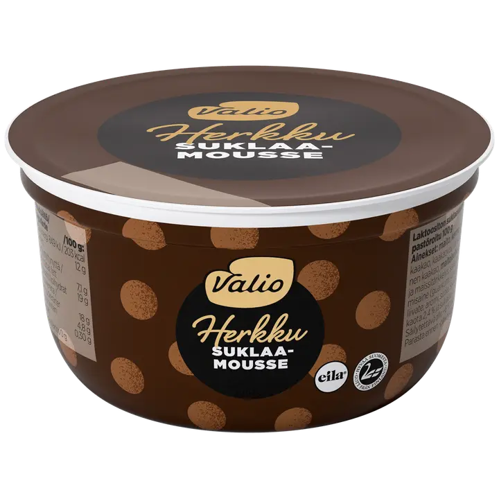 Valio Herkku suklaamousse 100 g laktoositon