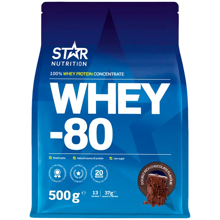 Star Nutrition Whey-80 Double Rich Chocolate 500g