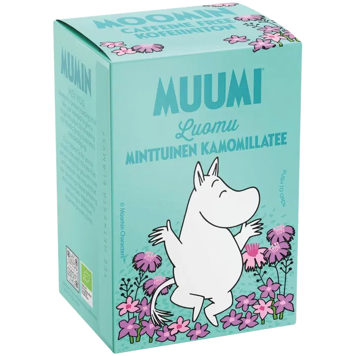 Nordqvist Muumi Minttuinen kamomillatee 20 x 1,5g luomu FI-EKO-201