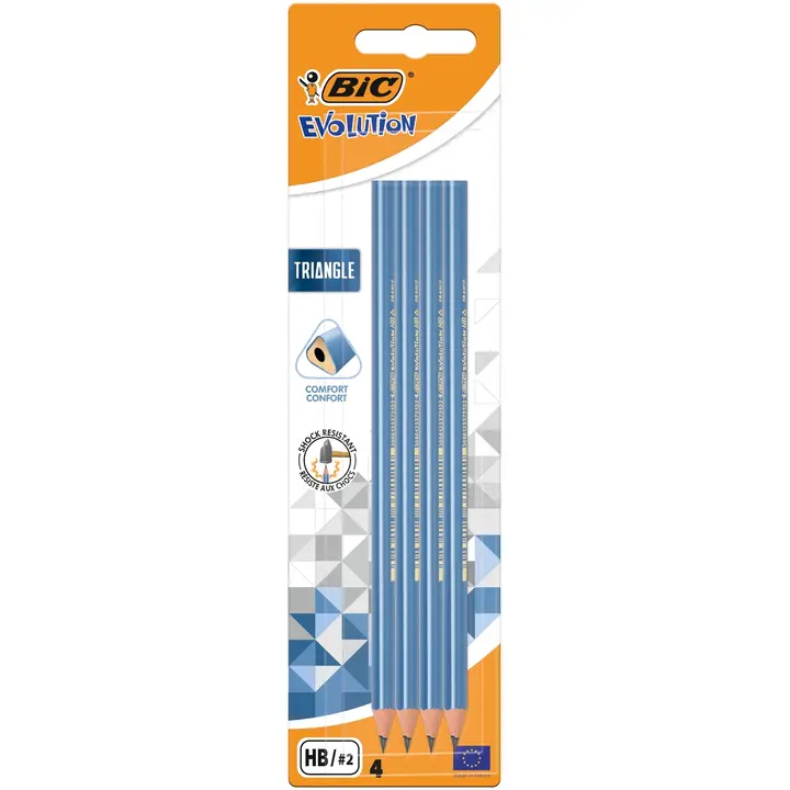 BIC Evolution Triangle lyijykynä 4-pack
