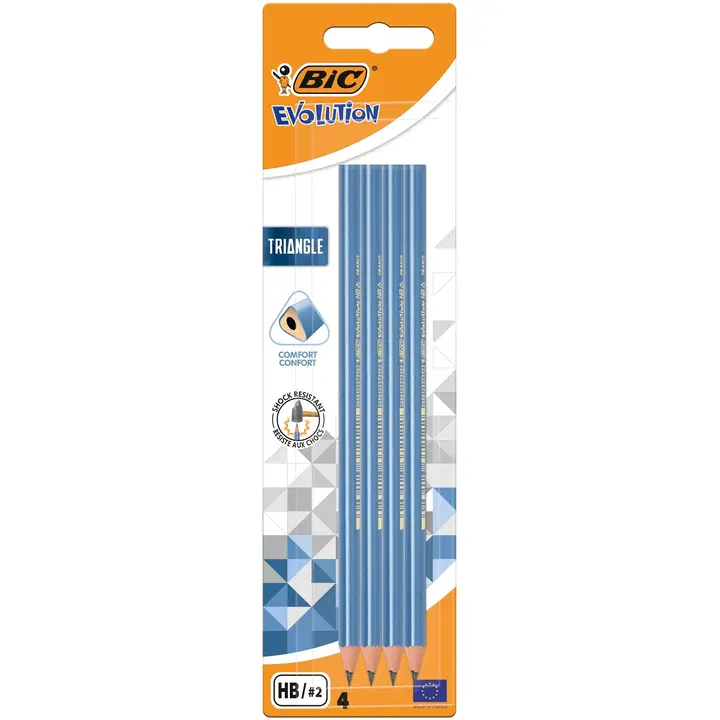 BIC Evolution Triangle lyijykynä 4-pack