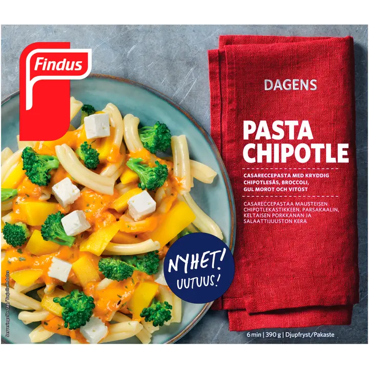 Findus Dagens Pasta Chipotle 390g