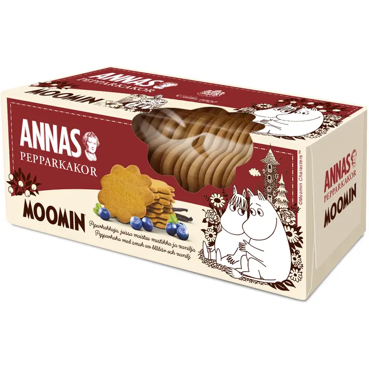 Anna Muumi mustika- ja vanillipiparkoogid 150 g