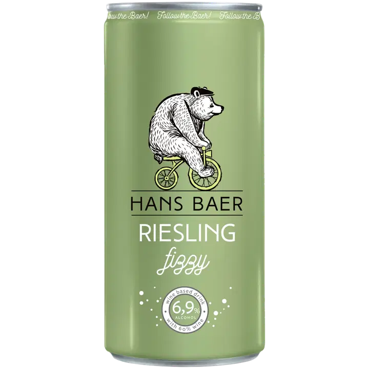 Hans Baer Riesling Fizzy 6,9 til-% 0,2l tölkki