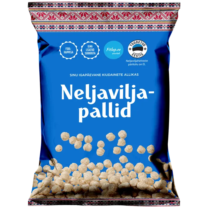 Krõbinad neljaviljapallid 150g