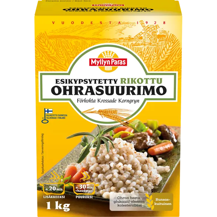 Myllyn Paras Esikypsytetty Rikottu Ohrasuurimo 1kg