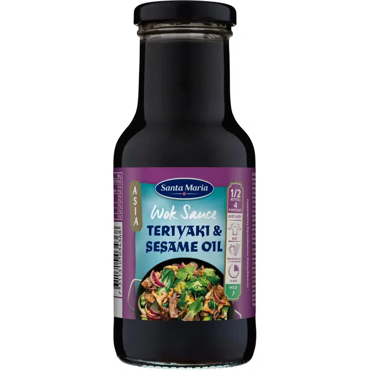Santa Maria 250ml Wok Sauce Teriyaki & Sesame Oil
