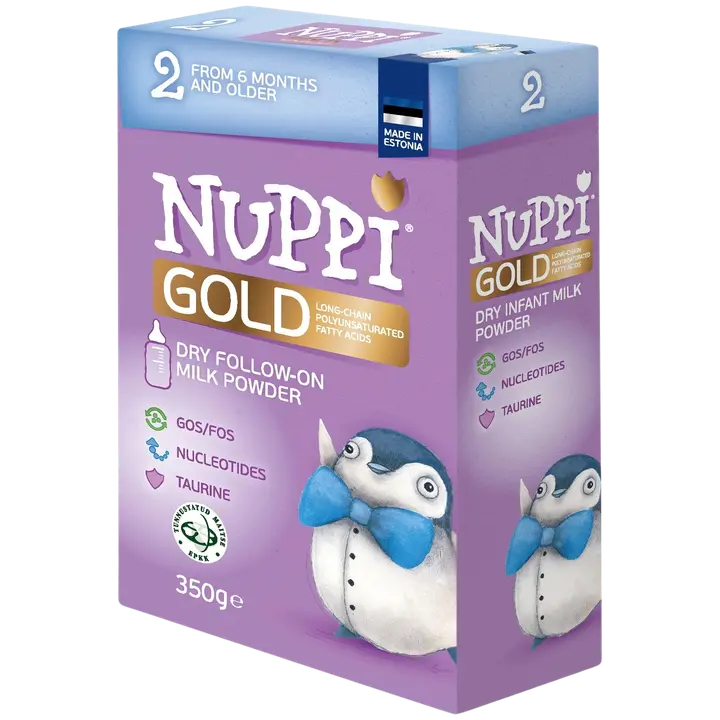 Nuppi Gold 2 jätkupiimasegu, 350g, alates 6-elukuust