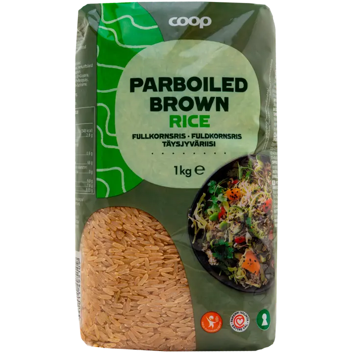 Coop täysjyväriisi 1 kg